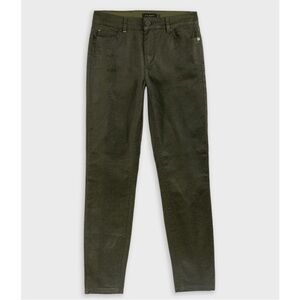 NWT Ted Baker Green Croc Shiny Coated Jeans‎